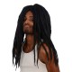 Peruca Rastafari Castanho Adulto