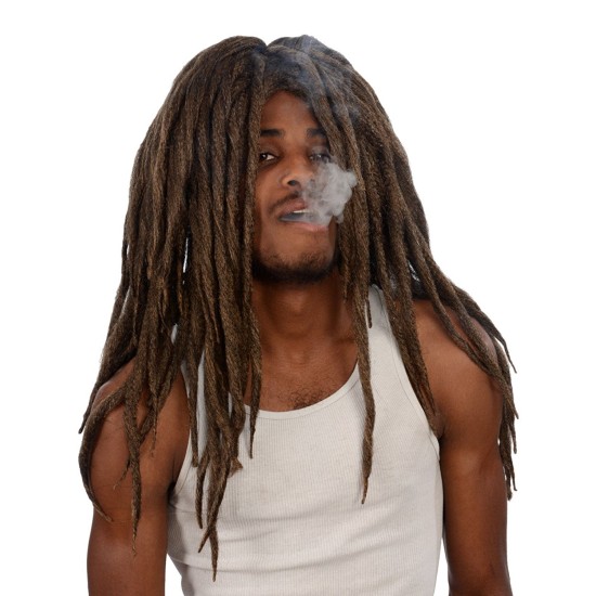 Peruca Rastafari Loiro Adulto
