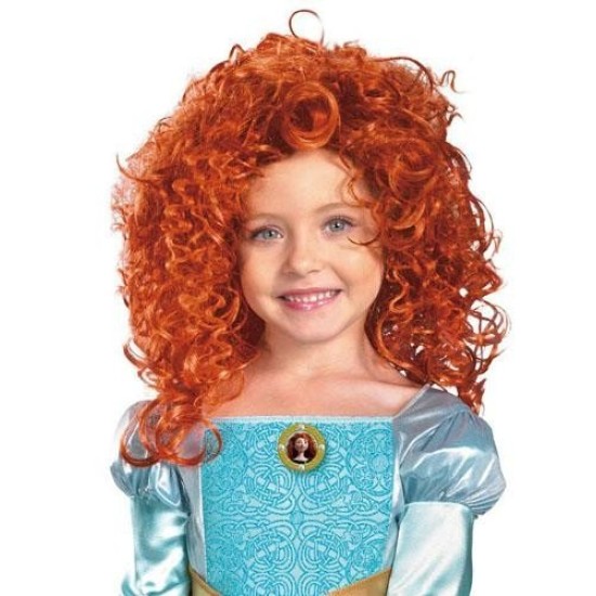 Peruca Valente Princesa Merida Infantil