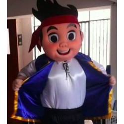Mascote Jake Piratas da Terra do nunca Luxo