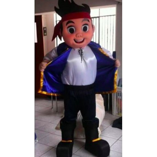 Mascote Jake Piratas da Terra do nunca Luxo