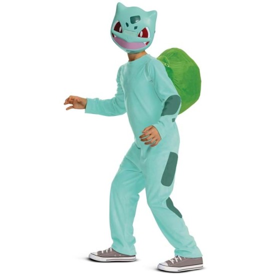 Fantasia Pokemon Bulbasaur Infantil Luxo