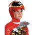 Fantasia Power Rangers Dino Charger Vermelho Elite