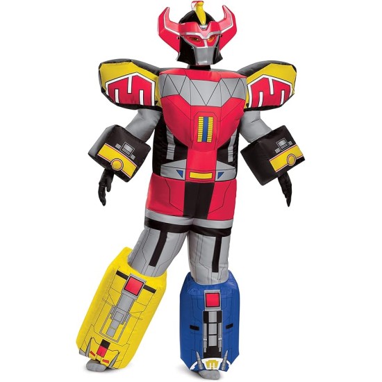 Fantasia Power Rangers Megaforce Megazord Elite Infantil Inflável
