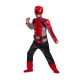 Fantasia Power Rangers Morfador Vermelho Luxo Infantil