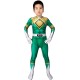 Fantasia Power Rangers Verde Infantil Luxo