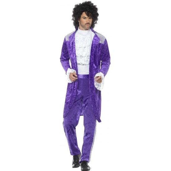 Fantasia Prince Purple Rain Adulto Luxo