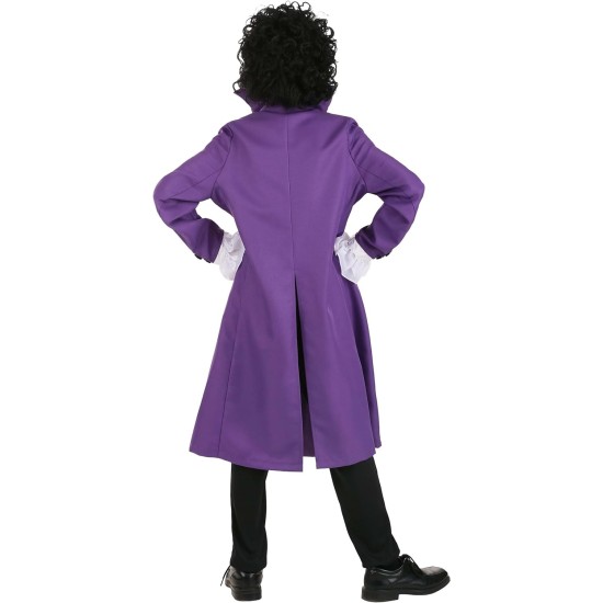 Fantasia Prince Purple Rain Infantil Luxo