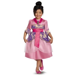 Fantasia Mulan Brilhante Clássica Infantil