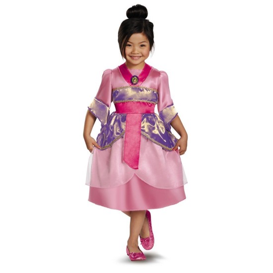 Fantasia Mulan Brilhante Clássica Infantil