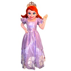 Mascote Princesa Sofia Luxo Novo