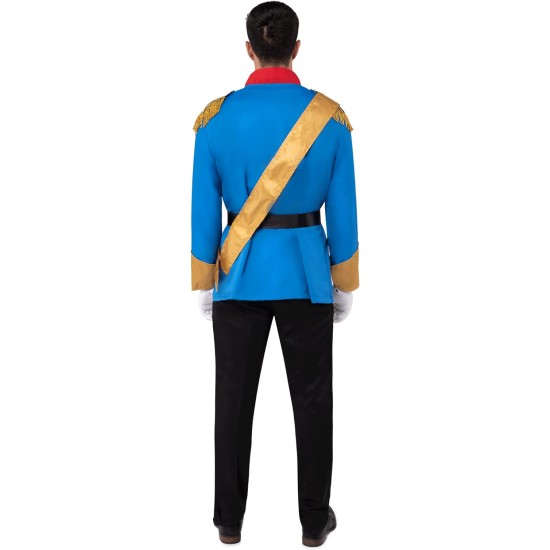 Fantasia Príncipe Adulto Masculino Luxo