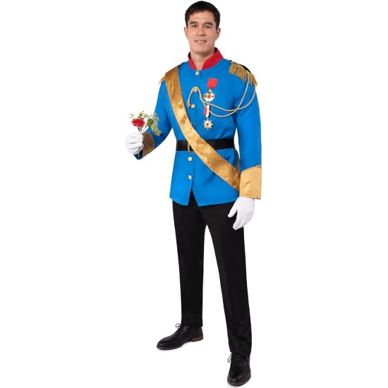Fantasia Príncipe Adulto Masculino Luxo