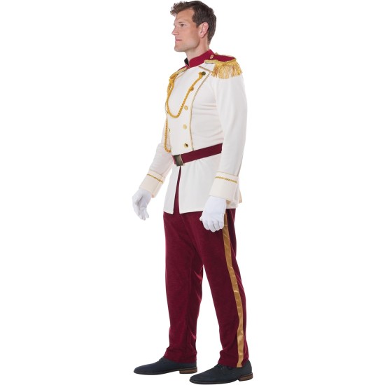Fantasia Príncipe Adulto Masculino Luxo Royal