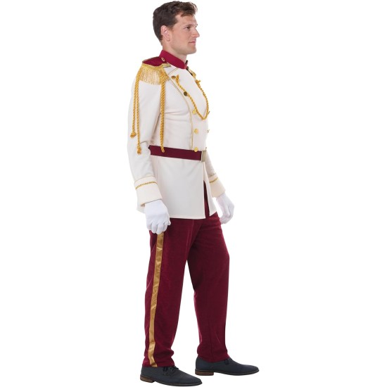 Fantasia Príncipe Adulto Masculino Luxo Royal