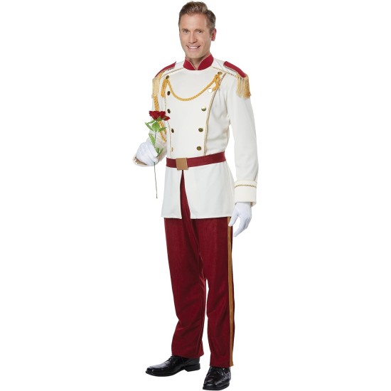 Fantasia Príncipe Adulto Masculino Luxo Royal