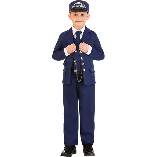 Fantasia Condutor de Trem Infantil O Expresso Polar