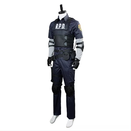 Fantasia Resident Evil Policial Leon Scott Kennedy Adulto   