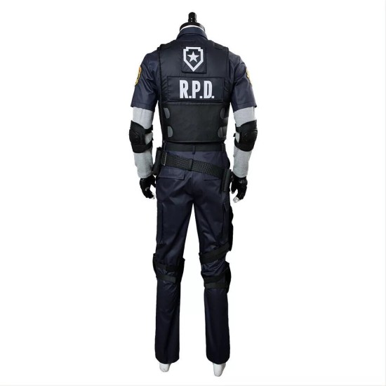 Fantasia Resident Evil Policial Leon Scott Kennedy Adulto   