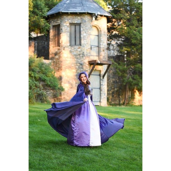 Fantasia Adulto Rapunzel Enrolados Luxo
