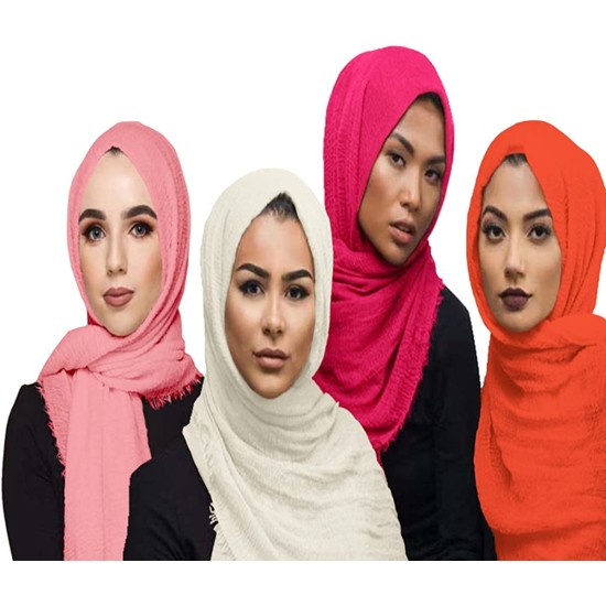 Adorno de cabeça Hijab Muslim Adulto  4 unidades D