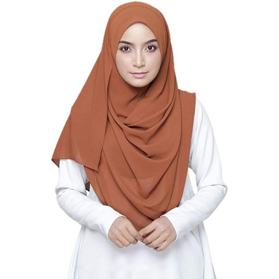 Adorno de cabeça Hijab Muslim Adulto Várias Cores