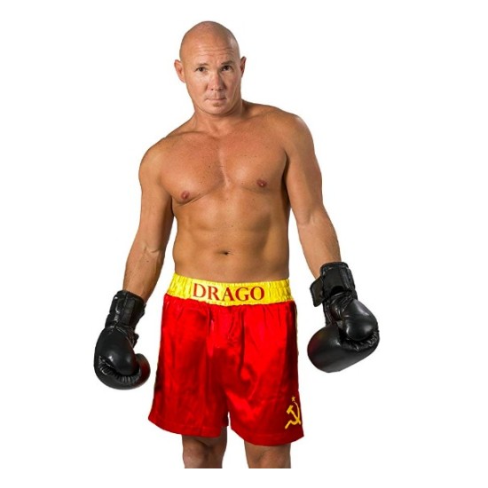 Capa DragoRocky Balboa Sylvester Stallone Boxer Adulto Luxo