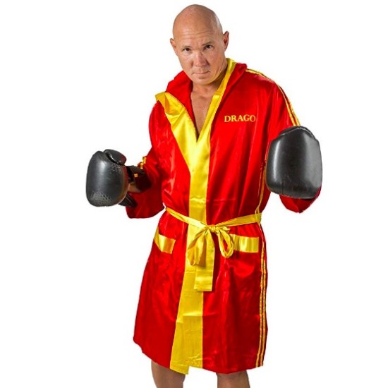 Capa DragoRocky Balboa Sylvester Stallone Boxer Adulto Luxo