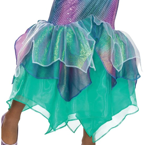 Fantasia Ariel Clássica Disney Infantil Live Action