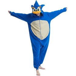 Rubie's Fantasia unissex Sonic The Hedgehog de luxo para adultos, Azul,  Extra-Large