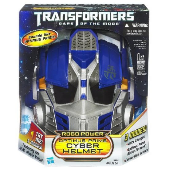 Capacete Optimus Prime Transformers com Voz Luxo