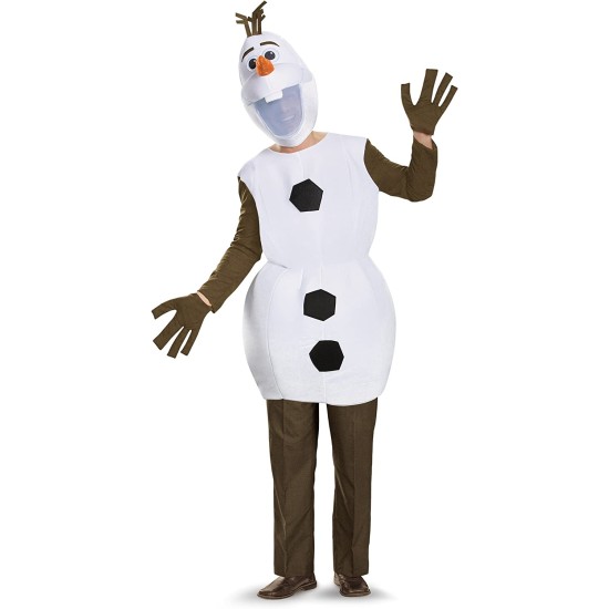 Fantasia Olaf Boneco de Neve Uma Aventura Congelante Adulto