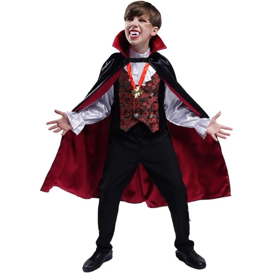 Fantasia Vampiro Gótico Clássica Infantil