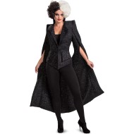 Fantasia Adulto Cruela Casaco Luxo