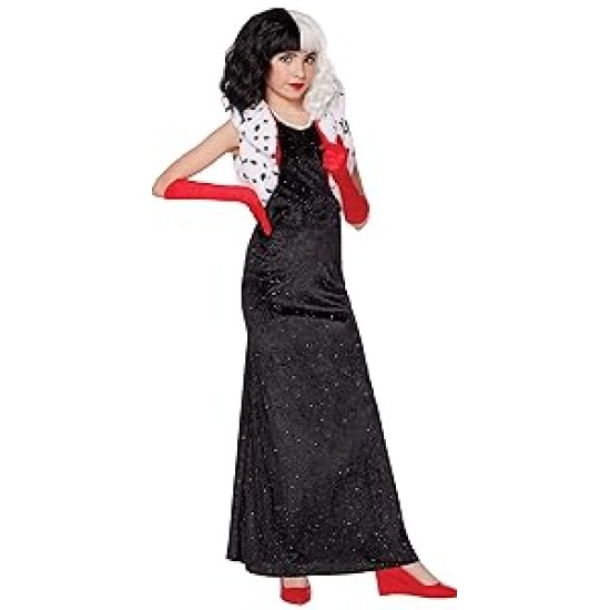 Fantasia Adulto Cruela Longo Luxo