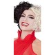 Fantasia Adulto Cruela Longo Vermelho Clássico
