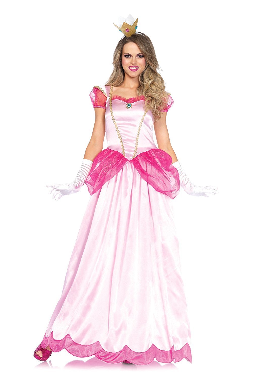 Fantasia Princesa Peach Adulto Classica 9606