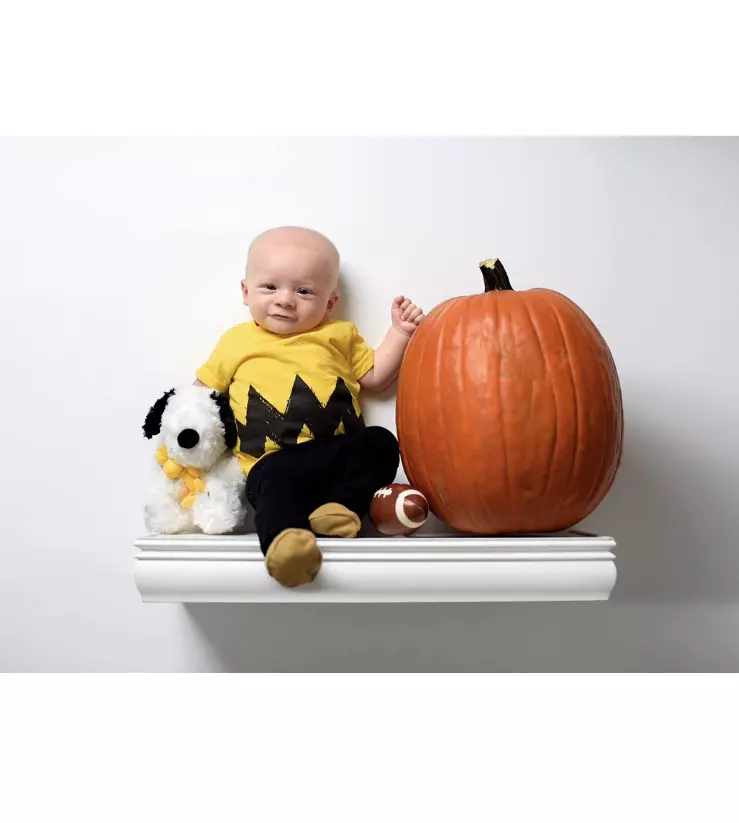 Fantasia Charlie Brown Turma do Snoopy Infantil Clássica